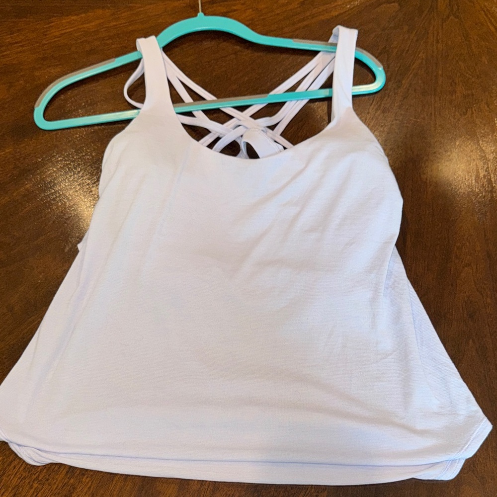 lululemon athletica lavender Strappy Back Tank